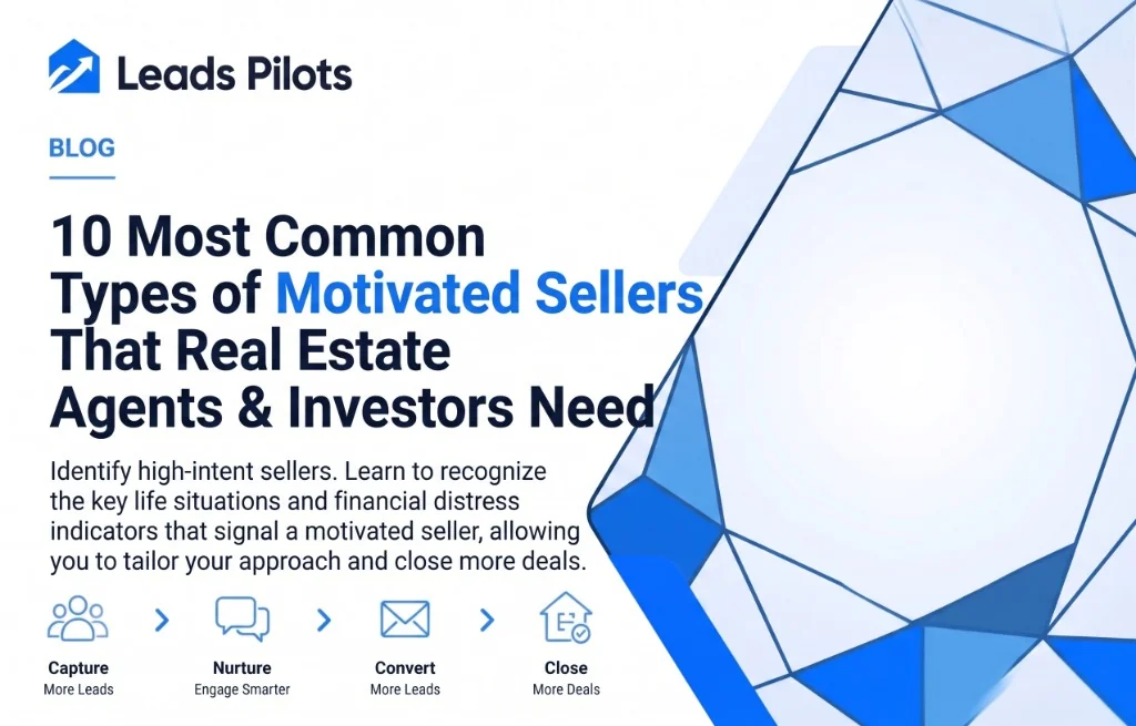 10 Most Common Types of Motivated Sellers That Real Estate Agents & Investors Need