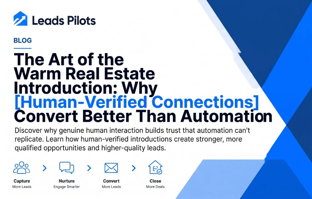The Art of the Warm Real Estate Introduction