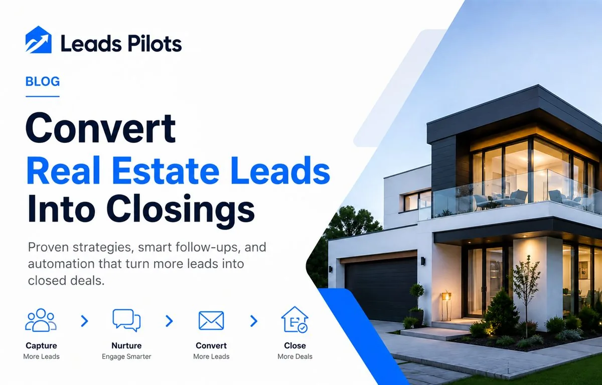 Leads Pilots real estate appointment conversion blog thumbnail