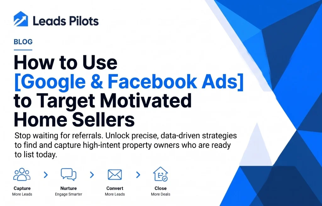 How to Use Google & Facebook Ads to Target Motivated Home Sellers