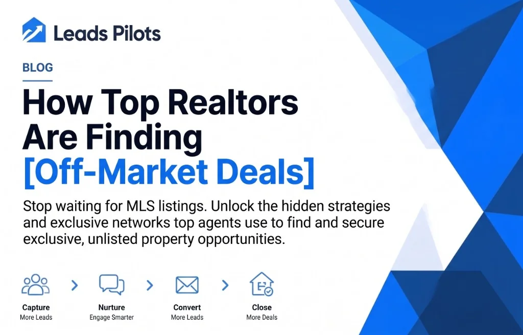 How Top Realtors Are Finding Off-Market Deals